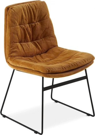 Обеденный стул Vitra ОГОГО Обстановочка! (Вельвет/Бежевый,Черный) арт.930824