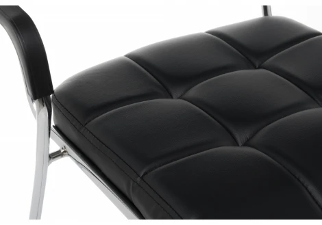 Обеденный стул на металлокаркасе Woodville Iso lux black 15040