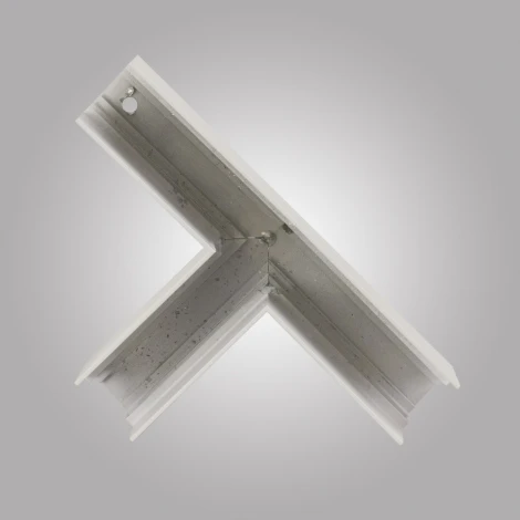 Коннектор Т-образный для накладного магнитного шинопровода AM Group MAGNET AM401 LL-20B 90° Т-образный WH (48V)