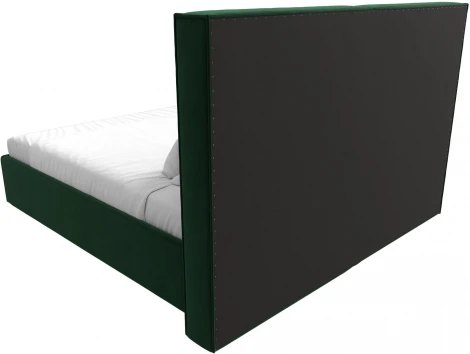 Кровать интерьерная Аура 180 (Зеленый/Велюр) Лига Диванов арт.120527