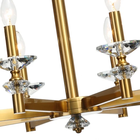 Подвесная люстра Stilfort Albert 1048/03/08P (220V, на цепи, свеча)