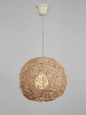 Подвесной светильник Vitaluce V6923/1S (220V, на проводе, шар, плетеные)