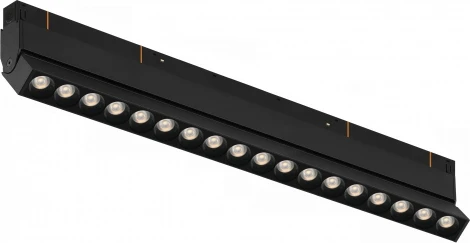 Трековый магнитный светильник Downlight 48V iLedex Vision48/22 4822-003-L350-18W-38DG-4000K-BK