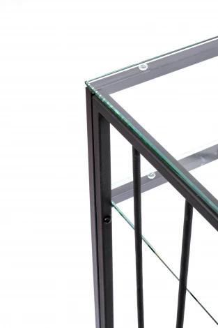 Консольный стол AllConsoles 1123-CB clear черный муар
