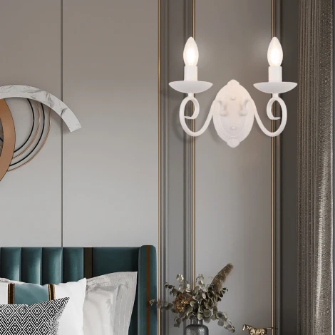 Бра Arte Milano AM349159 349159/2W WT (220V, подсвечник, свеча)