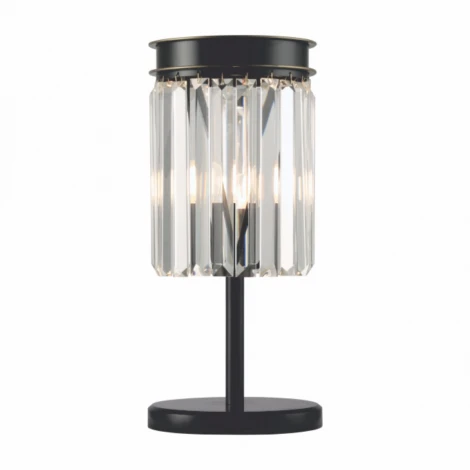 Настольная лампа Мартин CL332811 (220V, хрусталь, подвески, выключатель)