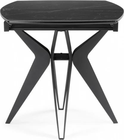 Керамический стол Notta Риполь 140(180)х80 черный мрамор shakespeare black / черный арт.612883