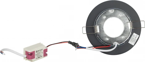 Встраиваемый точечный светильник ЭРА DK LD51 BK (220V, круглые)