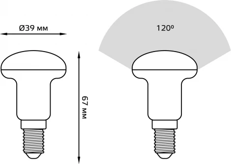 Лампочка светодиодная Gauss 106001304