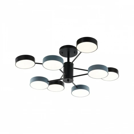 Потолочная люстра на штанге Arte Milano Ferrara 250906/8B Bk/Gr (LED, 220V, круглые)