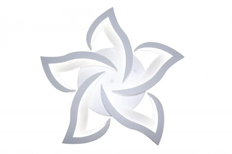 Потолочная люстра Natali Kovaltseva LED INNOVATION STYLE 83002 (регулировка яркости, 220V, пульт управления, умный дом - LampSmart, цветы)