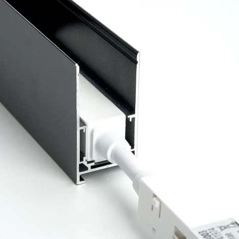 Прямой коннектор для низковольтного шинопровода, белый, Feron LD3003 41974