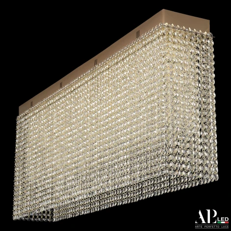 Потолочная люстра хрустальная APL LED Sicilia SH512.2.100.A.Gd.E14 (220V)