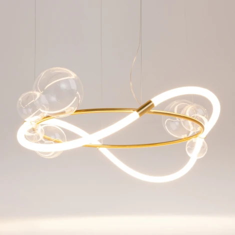 Подвесной светильник с гибким неоном Maytoni Oasis MOD289PL-L44BS3K (LED, 220V, на тросе)