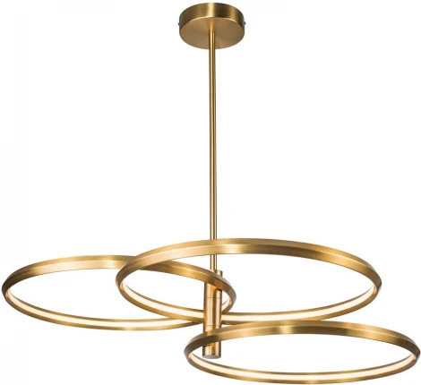 Потолочная люстра на штанге светодиодная Kink Light 08203,20P(3000K) бронза Led 54w (3000k)