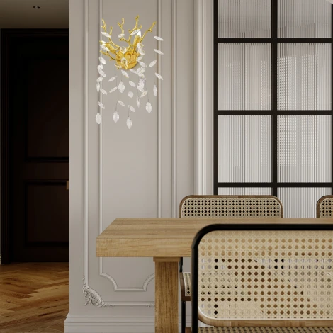 Бра хрустальное Arte Milano Milano-1 23122.255.2.E14.B GD (220V)