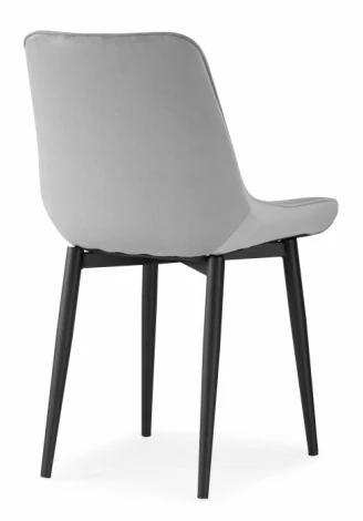 Стул Notta на металлокаркасе Седа К светло-серый / черный 502100