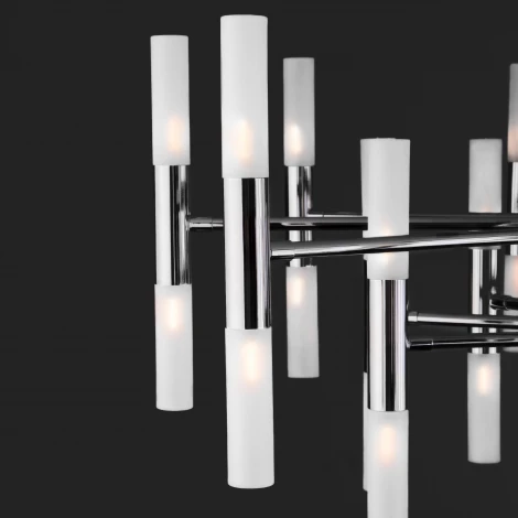 Потолочная люстра Wi-Fi на штанге Bogate's Bastone 345 Smart (220V, управление смартфоном, голосовое управление, умный дом - Minimir Home, Алиса, Маруся, Салют)