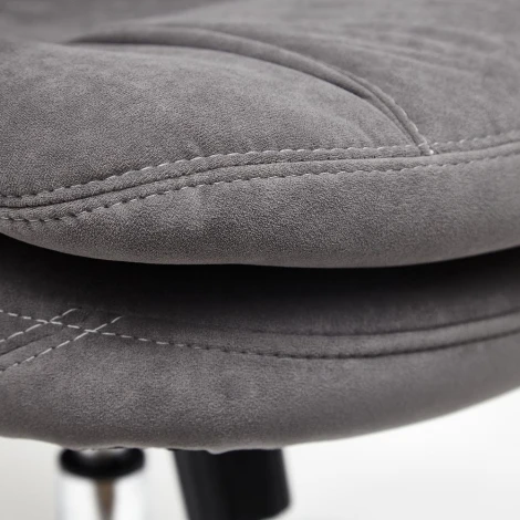 Кресло SOFTY LUX флок , серый, 29 Tetchair 13591