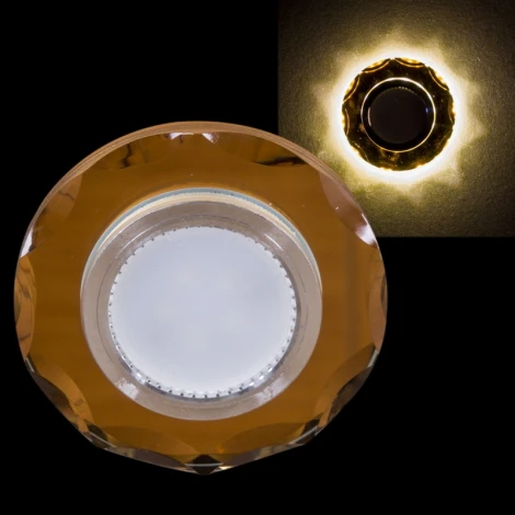 Встраиваемый точечный светильник Reluce 14006-9.0-001LD MR16+LED3W TEA (220V, круглые)