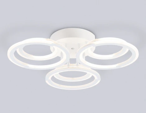 Потолочная люстра светодиодная на штанге с пультом Ambrella ACRYLICA FA8943 (регулировка яркости, 220V, кольцо)