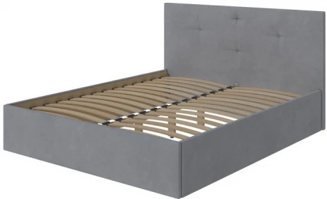 PROxSON Кровать Mono Plus (Ткань: Велюр Monopoly Ниагара (960)) 140x200