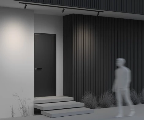 Уличный трековый светильник низковольтный LED 15W 48V Maytoni Focus Led O-TR02-1-S-15WB4K