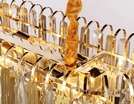 Подвесная люстра каскадная Ambrella TRADITIONAL TR5260 (220V, хрусталь, на цепи)