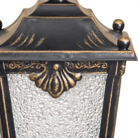 Уличный светильник подвесной Кузнечное дело Квадро 41-001-ЧЗ (220V, ковка, на цепи, под старину, IP54)