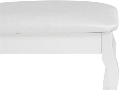Банкетка Лусте белый / кожзам пунто 515162 Woodville