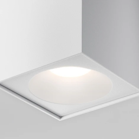 Потолочный светильник Zoom GU10 1x50Вт IP 65 Maytoni Technical C030CL-01W (220V, куб)