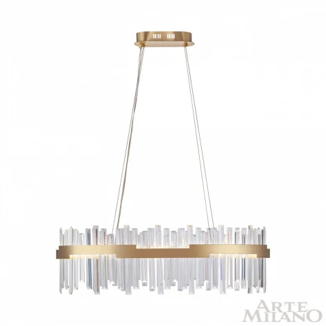 Подвесная люстра Arte Milano Venezia 312011/L800 BS (регулировка яркости, LED, 220V, хрусталь, пульт управления, на тросе)