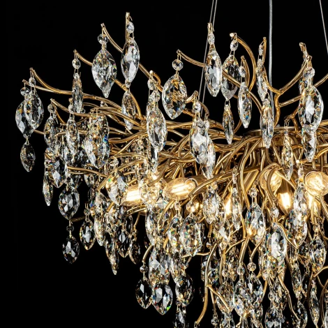 Подвесная люстра хрустальная Modelux MODESTYLE MS.2118.1000 BS