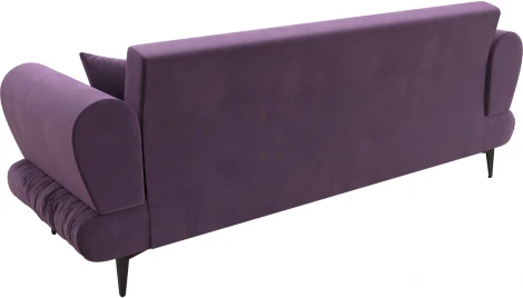 Диван-книжка Лига-045 (Сиреневый/Микровельвет) Лига Диванов арт.122335