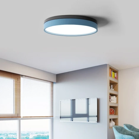 Потолочный светильник круглый Kier D50 Blue ImperiumLoft Kier01 (181035-26) (LED, 220V, круглые)