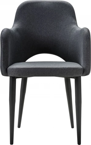 Кресло Ledger темно-серый/черный R-Home арт.410124130h_Dark grey_черный