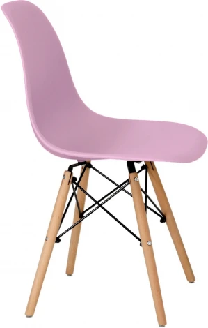 Обеденный стул Frank-Spacer ОГОГО Обстановочка! (Пластик,Массив дерева/Розовый) арт.920368