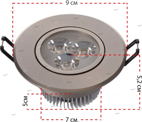 Встраиваемый точечный светильник MW-Light Круз 637012103
