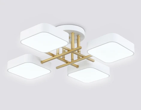 Потолочная люстра светодиодная на штанге с регулировкой цветовой температуры Ambrella COMFORT FL516341