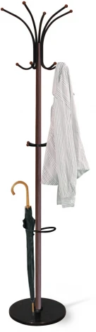 Вешалка SHT-CR9 темный орех/мрамор Sheffilton 2740372102