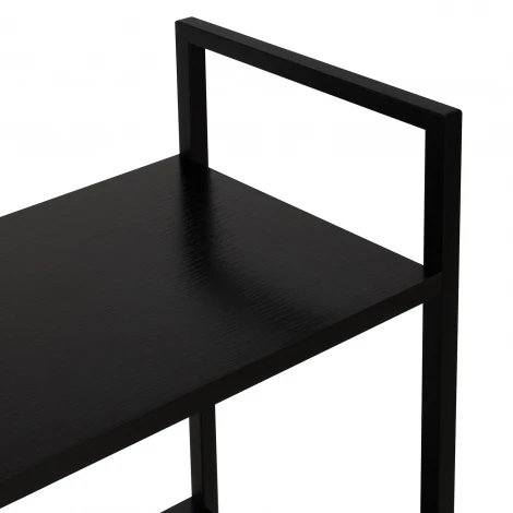 Стеллаж Leset Стилвуд 25 широкий, 5 полок 4687207095488 Металл, Черный