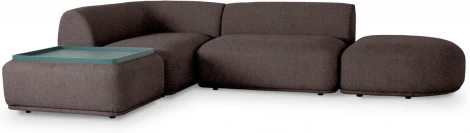 Диван Fabro ОГОГО (арт.853866), (Ткань,Букле/Коричневый)