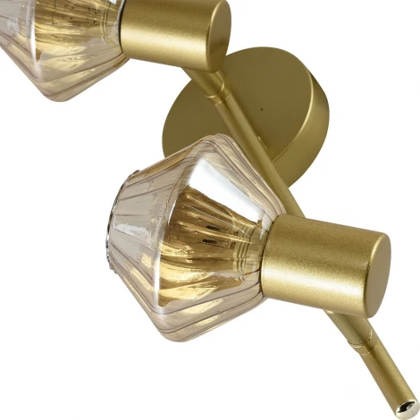 Настенно-потолочный спот Escada Gerda 674/3P 3x40Вт E14, металл, золото (220V)