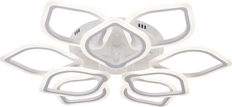Потолочная люстра светодиодная Natali Kovaltseva Real LED LAMPS 81168 с пультом ДУ, моб. приложением 240W, белый, LED