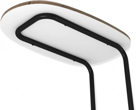 Столик приставной Sheffilton SHT-CT23 черный муар/лесной орех от фабрики Sheffilton