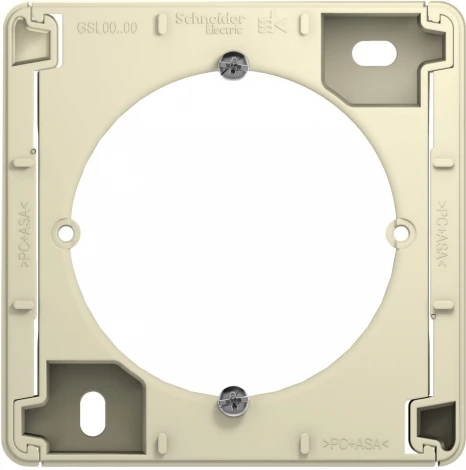 Коробка наружного монтажа (бежевый) Systeme Electric Glossa GSL000200