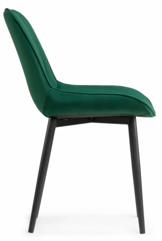 Стул Notta на металлокаркасе Седа К зеленый / черный 502097