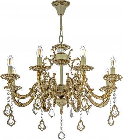 Подвесная люстра Arti Lampadari Falcone E 1.1.8.600 CG (220V, на цепи, подсвечник, свеча)