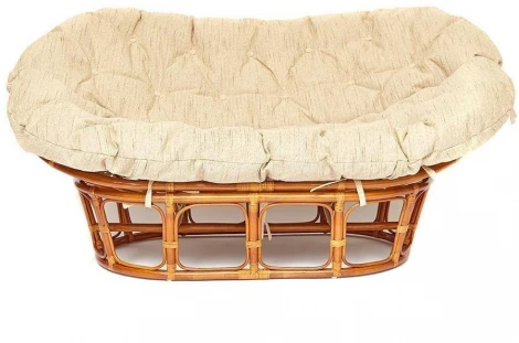 Кресло "MAMASAN" 23/02 W /с подушкой/ Cognac (коньяк) Tetchair MAMASAN 5774