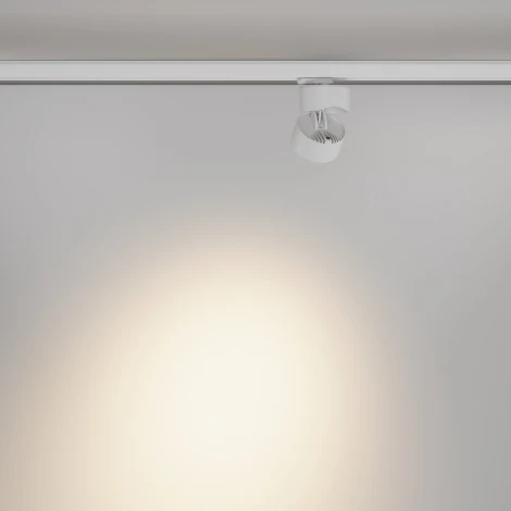 Трековый светильник трехфазный 15W 220V Maytoni Alfa TR199-3-15W2.7K-M-W (LED, круглые)